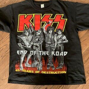 KISS End of the Road Concert T shirt 2020 - Mens XL